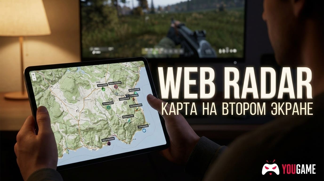 ДМА чит радар на ДейЗ на втором мониторе